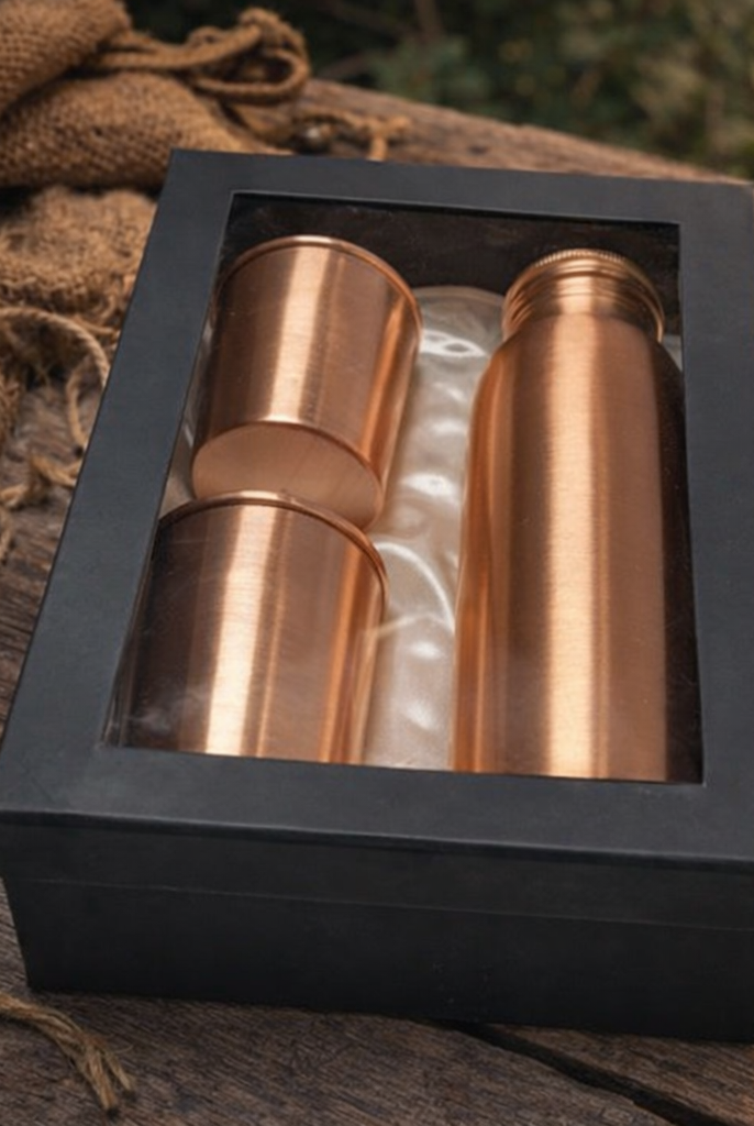 ella’s touch copper drinkware gift box