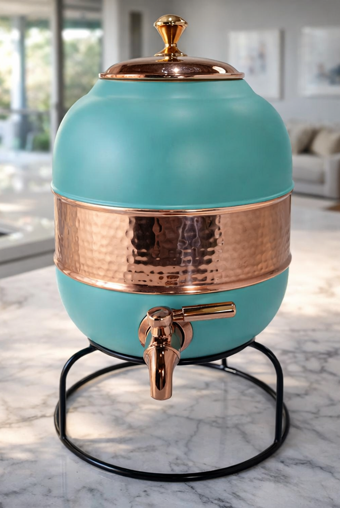 Copper dispenser side view