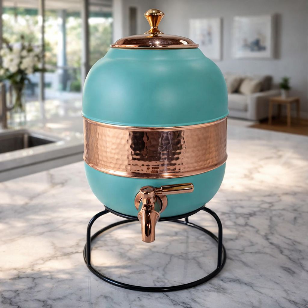 Copper dispenser side view