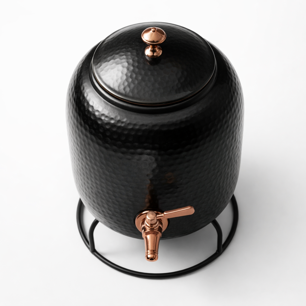 Copper dispenser with stand