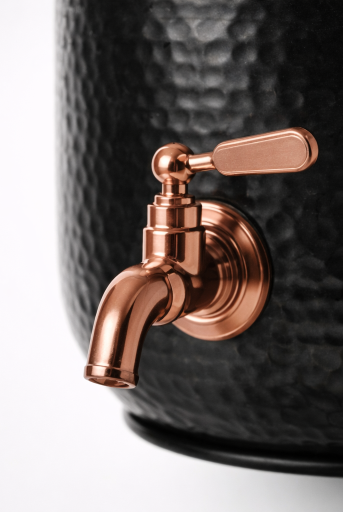 Copper water dispenser tap