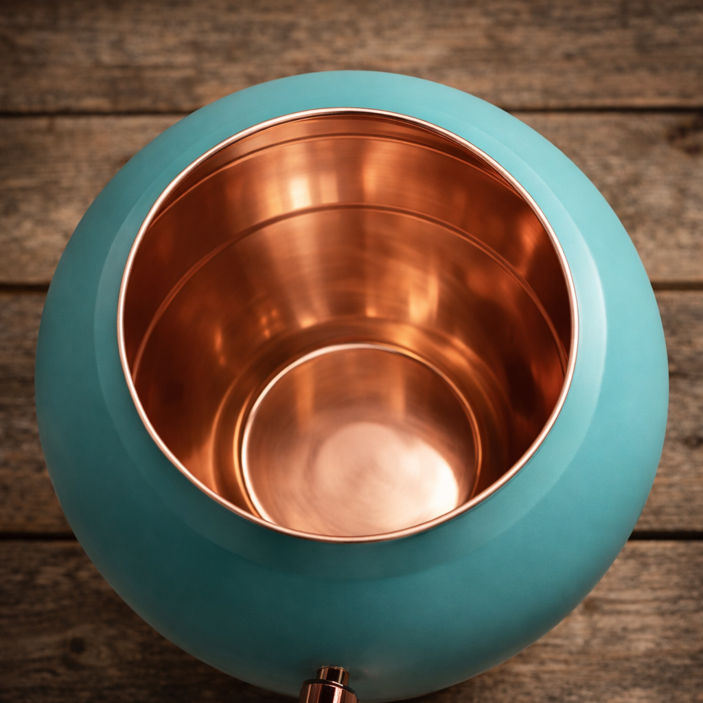 Copper water dispenser tap