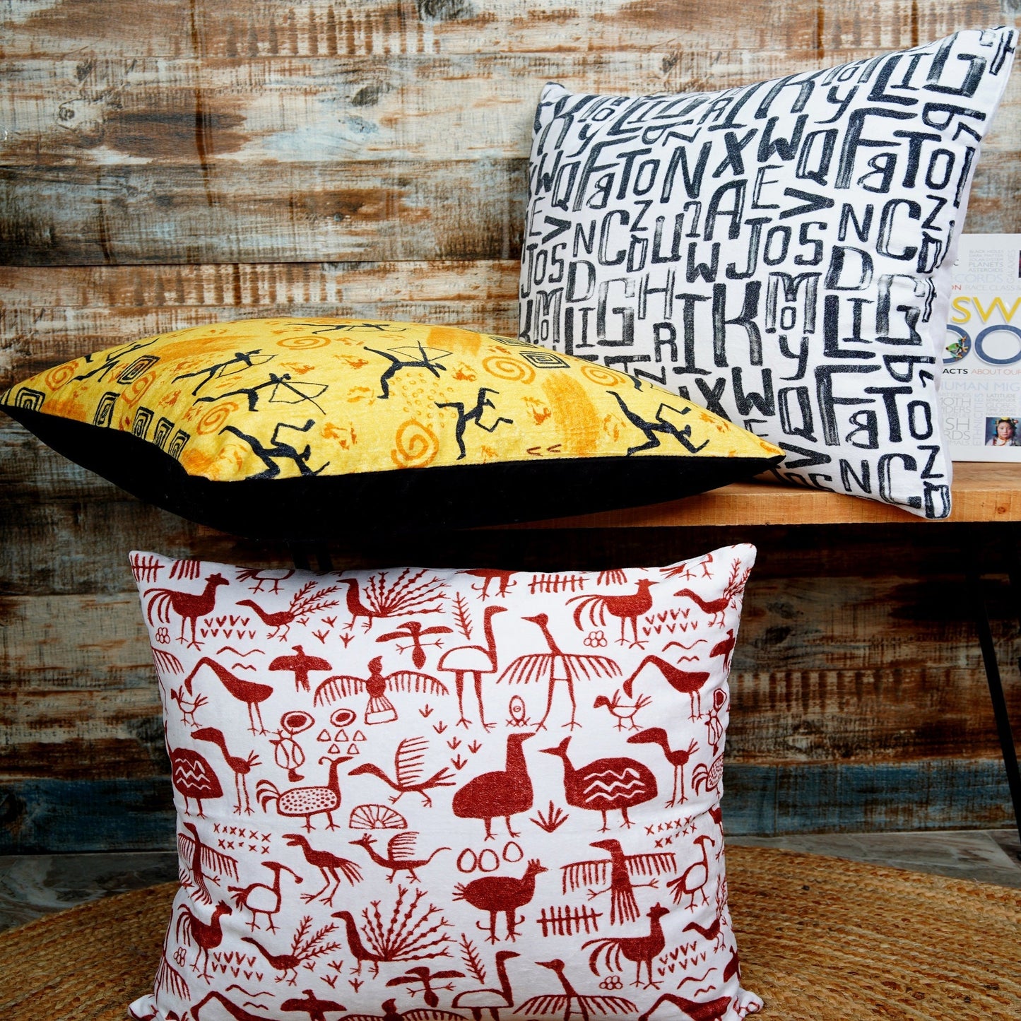 Safari Seeker 100% Cotton Velvet Cushion Cover