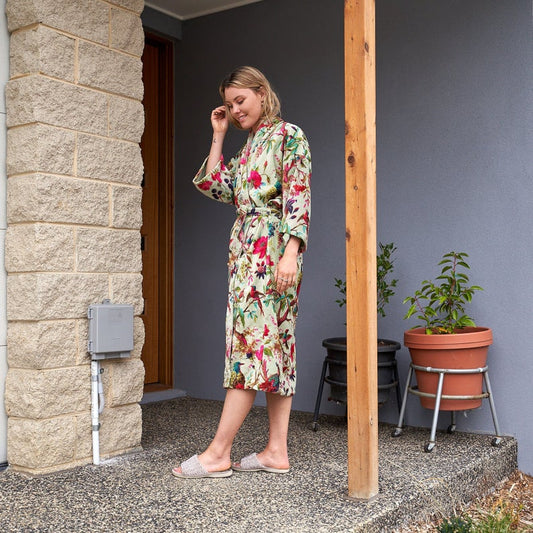 Luxe Lounge - Velvet Kimono Robe