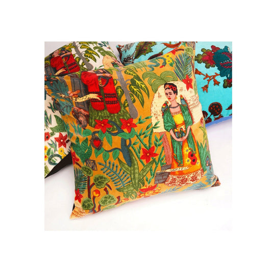 Bold & Beautiful Frida Velvet Cushion
